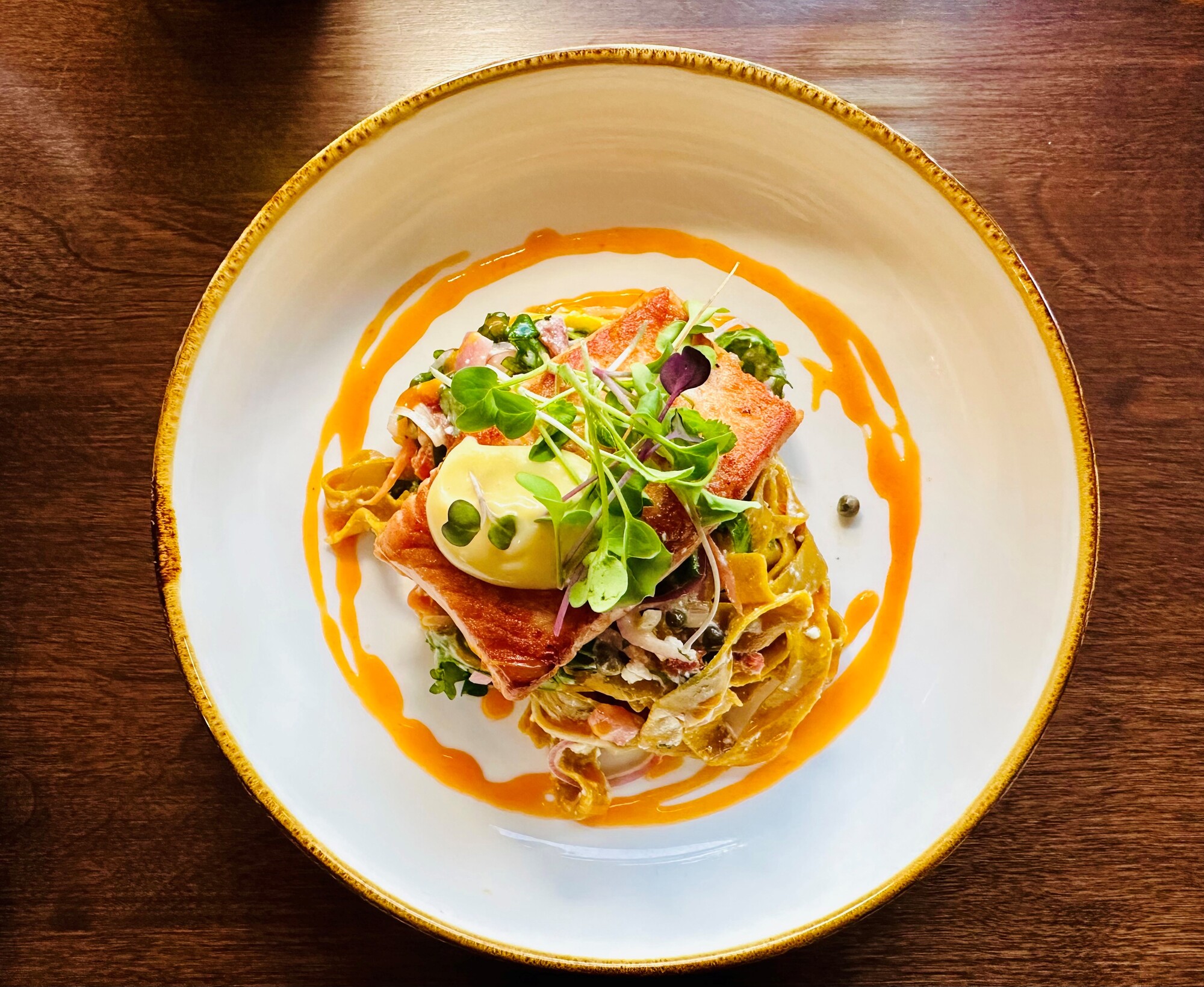 Le Baumier Saumon Assiette