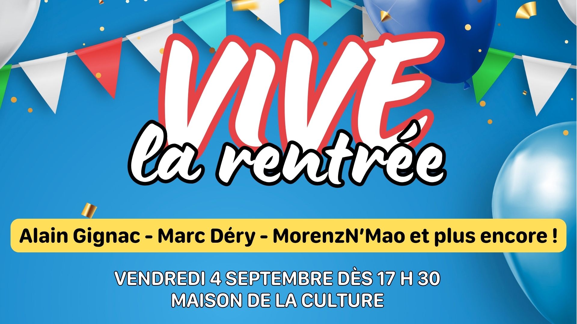 Vive La Rentrée ÉcranCouverture